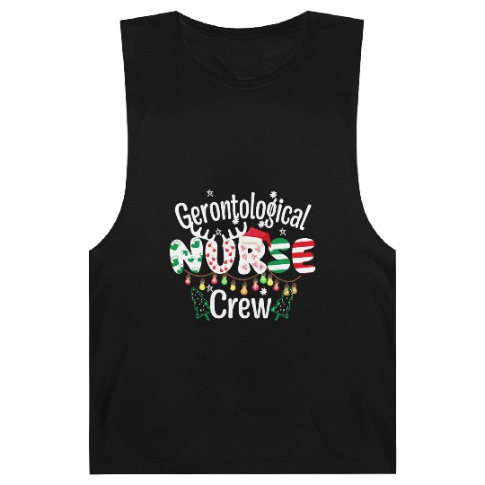 One Merry gerontological nurse Christmas Barnard Tanks