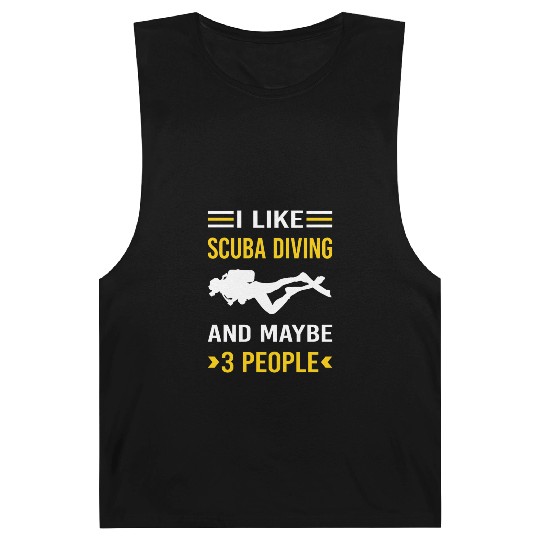 3 People Scuba Diving Diver Barnard Tanks
