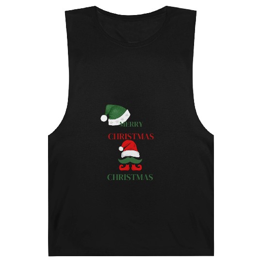 Elf Merry Christmas Barnard Tanks