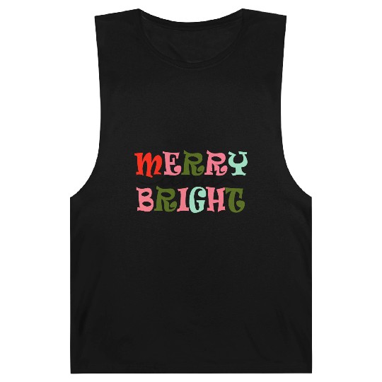 Merry and Bright Christmas Barnard Tanks