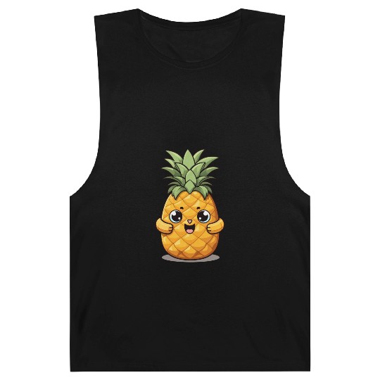 Cute Funny Pineapple Summer Kawaii Gift Barnard Tanks