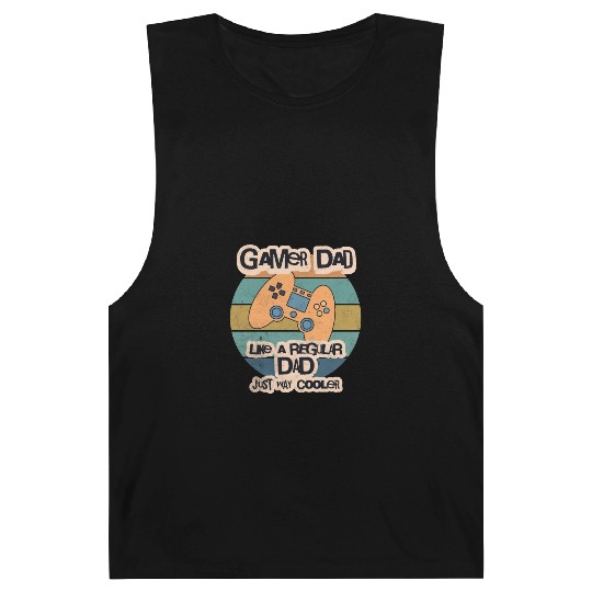 Cool Retro Gamer Dad Barnard Tanks