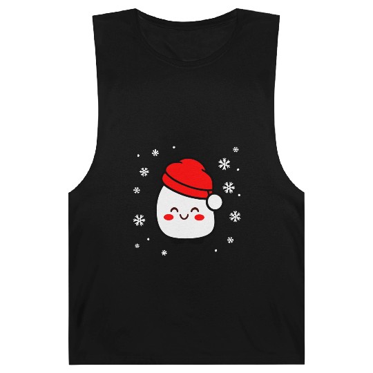 Santa Marshmallow Barnard Tanks