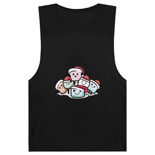 It's A Marshmallow World - Marshmallow Friends Barnard Tanks