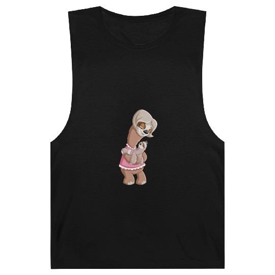 Mummy Sloth and Baby Barnard Tanks