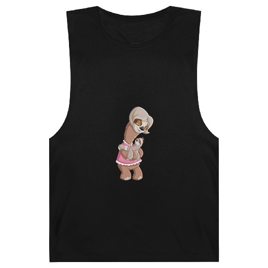 Mummy Sloth and Baby Barnard Tanks