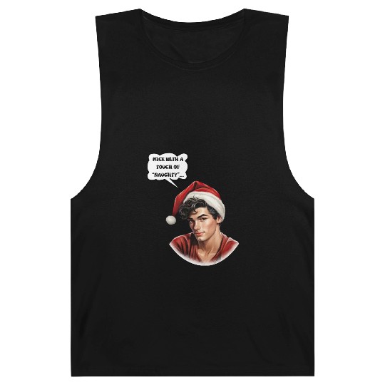 Christmas Nice Cute and Handsome Man Barnard Tanks