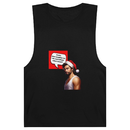 Christmas Nice Cute and Handsome Man Barnard Tanks