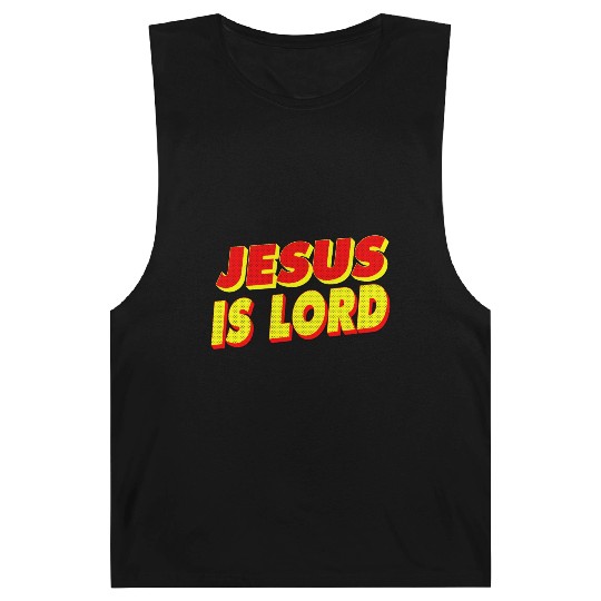 Jesus Is Lord Love Jesus Christian Christmas Barnard Tanks