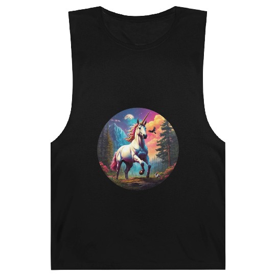 Majestic Rainbow Unicorn Barnard Tanks