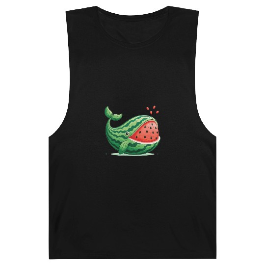 Melon Whale Funny Animal Made Of Vegetables Barnard Tanks