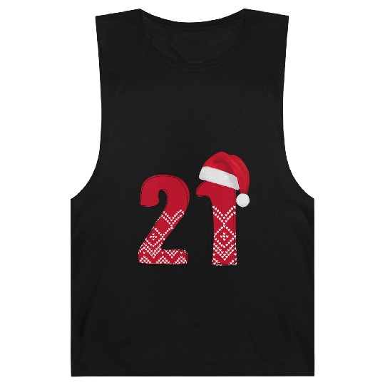 21st Christmas Birthday - Xmas Number Twenty One Barnard Tanks