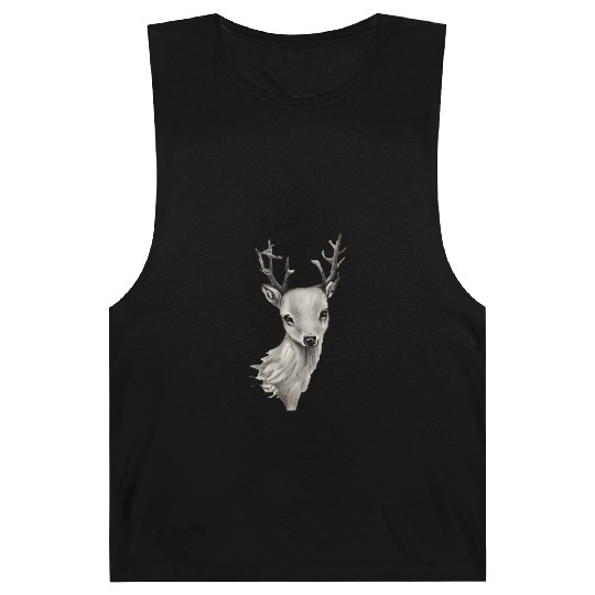 Cute fantasy deer animal Barnard Tanks
