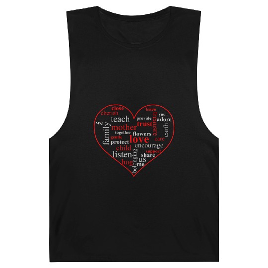 Family Love Heart Barnard Tanks