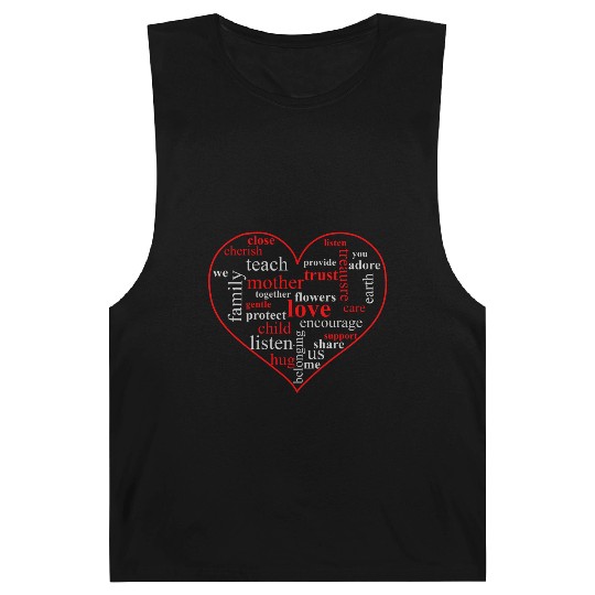 Family Love Heart Barnard Tanks