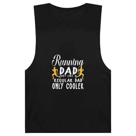 Funny Running For Men Dad Marathon Runner Coach Ma Barnard Tanks