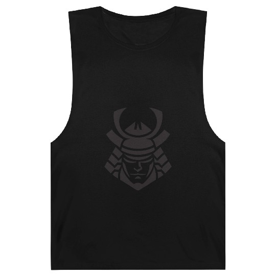Samurai Helmet Logo Katana Swordsman Barnard Tanks