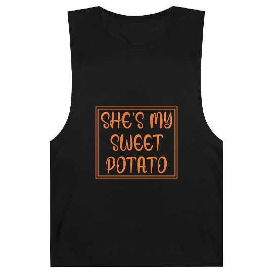She's My Sweet Potato Thanksgiving I Yam Barnard Tanks