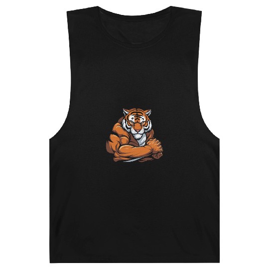 Workout Gym Tiger Barnard Tanks