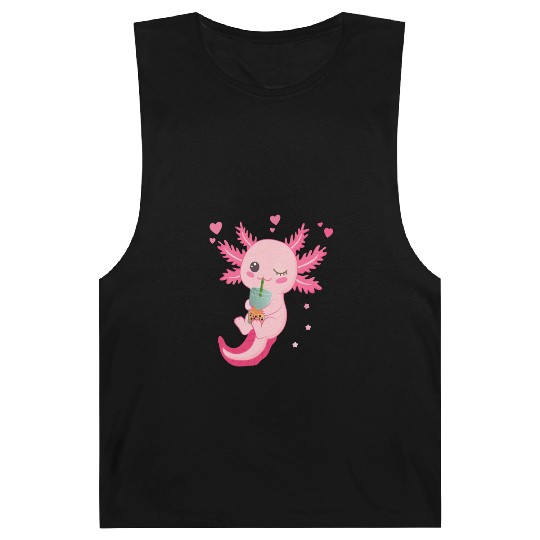 Boba Tea Bubble Tea Milk Tea Axolotl Barnard Tanks