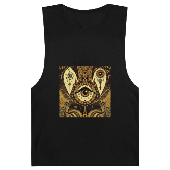 Abstract New Age 1920s Steampunk Design Barnard Tanks