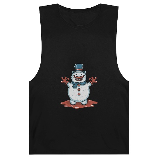 frosty snowman creepy Barnard Tanks
