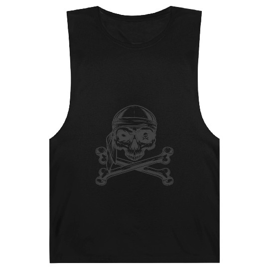 Pirate Skull Barnard Tanks