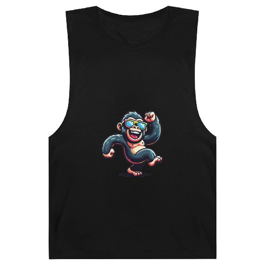 Gorilla With Sunglasses Barnard Tanks