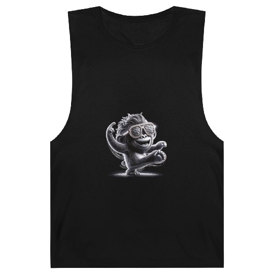Gorilla With Sunglasses Barnard Tanks