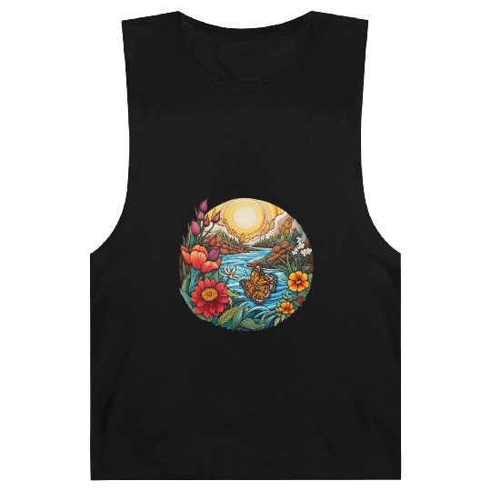 Sunrise Serenity by the Mountain Stream Barnard Tanks