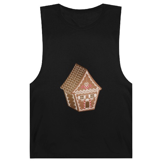 beautifully decorated gingerbread house for XMAS Barnard Tanks