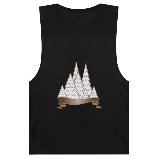 beautiful gingerbread forest for Christmas Barnard Tanks