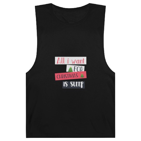 All i want for christmas is sleep Barnard Tanks