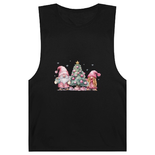 Winter Gnomes with a Christmas Tree Barnard Tanks