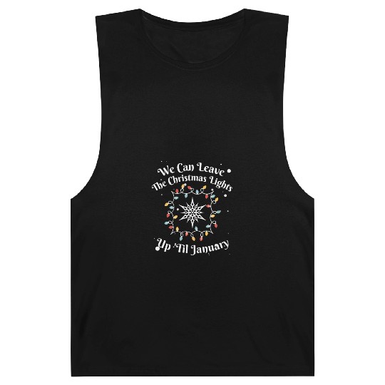 Holiday Cheer Christmas Light Message Barnard Tanks
