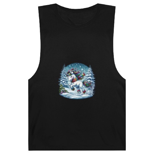 Unicorn in a Winter Wonderland Barnard Tanks