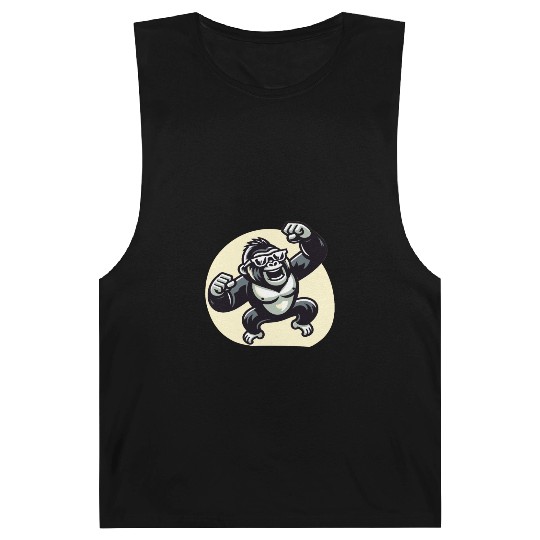 Gorilla With Sunglasses Barnard Tanks
