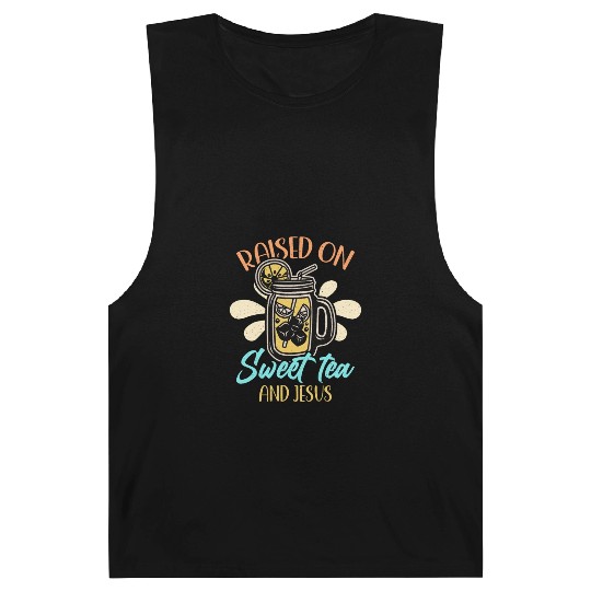 Sweet Tea Raised On Sweet Tea And Southern Country Barnard Tanks
