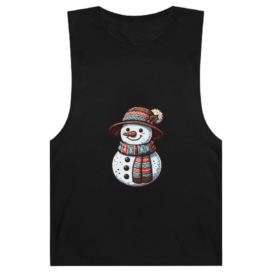 Winter Wonderland: Charming Snowman Illustration Barnard Tanks