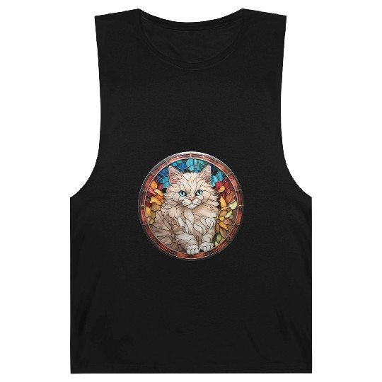 Ragdoll kitten in stained glass Barnard Tanks