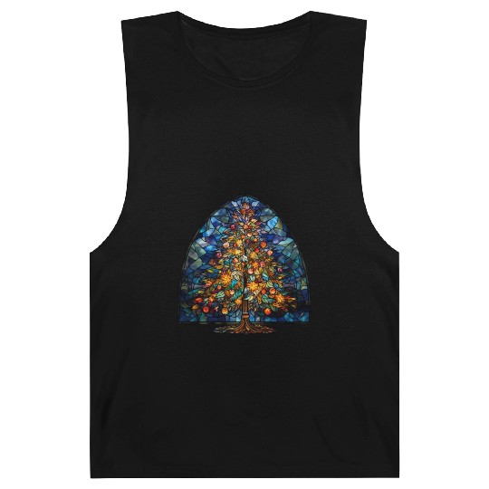 Stained Glass Christmas Tree Barnard Tanks