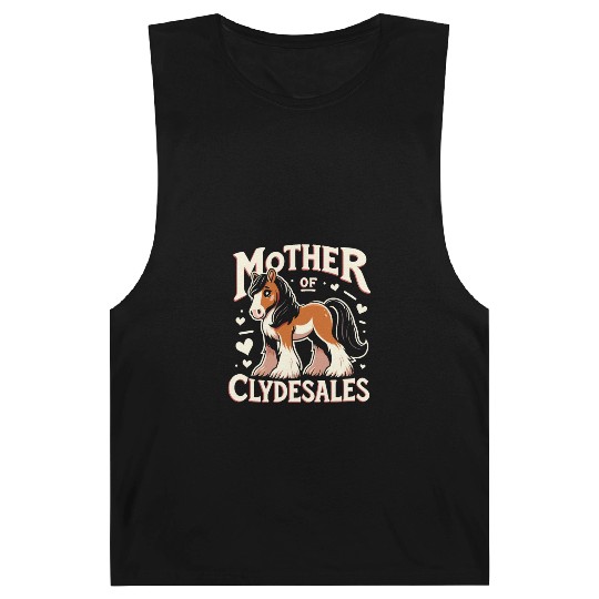 Draught Horse Lover Giant Horse Breed Clydesdale Barnard Tanks