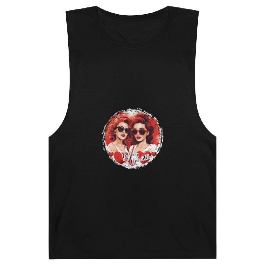 Valentines Day Outfit For Her And Her in love Barnard Tanks