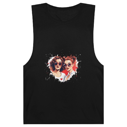 Valentines Day Outfit For Her And Her in love Barnard Tanks