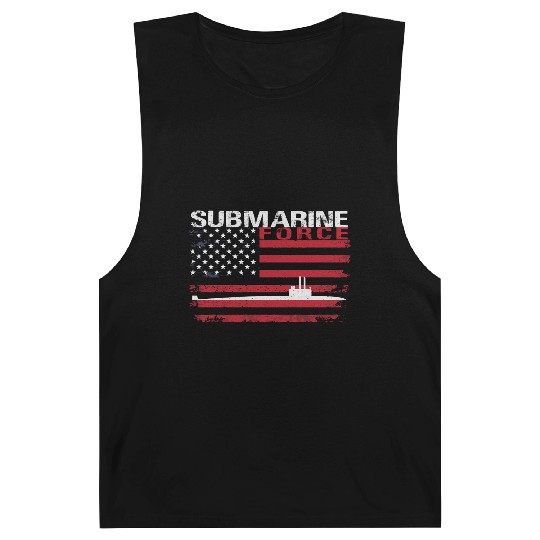 Submarine Force Usa Flag White Stars Barnard Tanks
