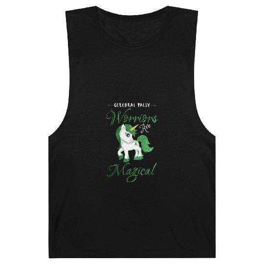 Cerebral Palsy Warriors Are Magical Cute Green Barnard Tanks