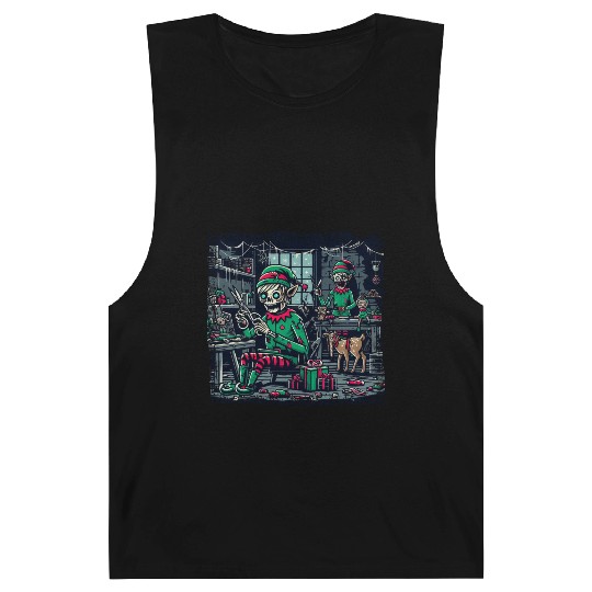 Christmas Gnomes at the Elf Factory - A Fun Twist Barnard Tanks