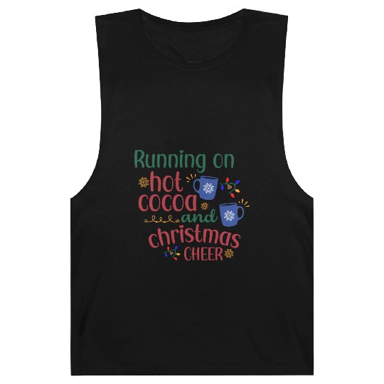 Running On Hot Cocoa And Christmas Cheer Barnard Tanks