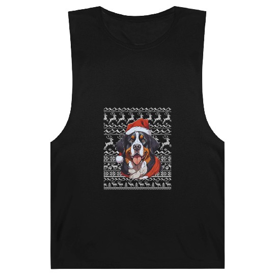 bouvier bernois santa claus christmas Barnard Tanks