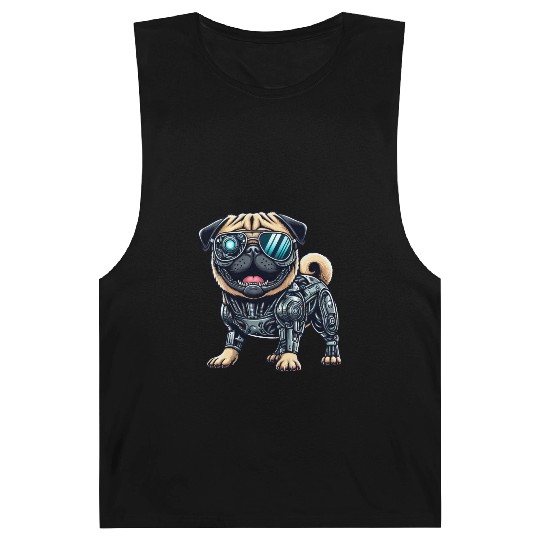 Pug Cyborg - Bionic Robot Dog Barnard Tanks